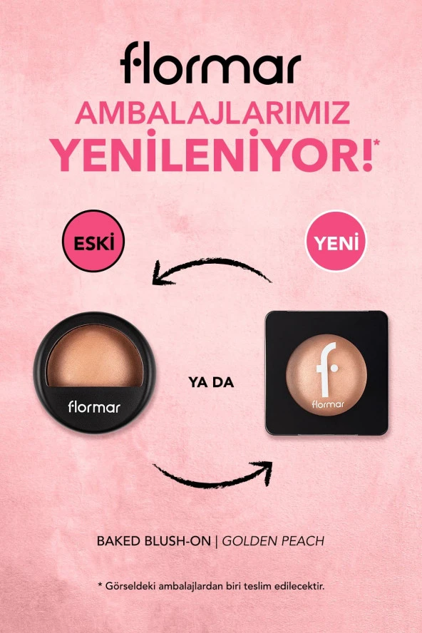 Işıltılı Fırınlanmış Allık - Baked Blush-on - 043 Golden Peach - 8682536051439