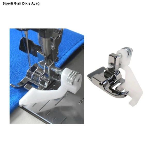 RJ-7308 Siperli Gizli Dikiş Ayağı - Resim 2