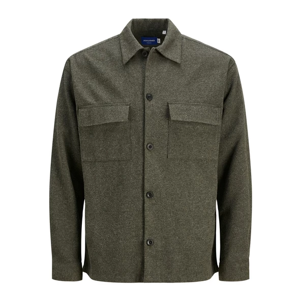 Jack&Jones Oversize Minimalist Uzun Kol Erkek Gömlek