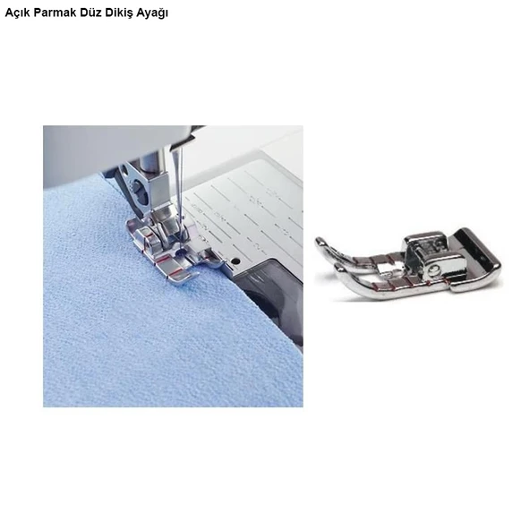 RJ-7312 Açık Parmak Düz Dikiş Ayak Tabanı - Resim 2