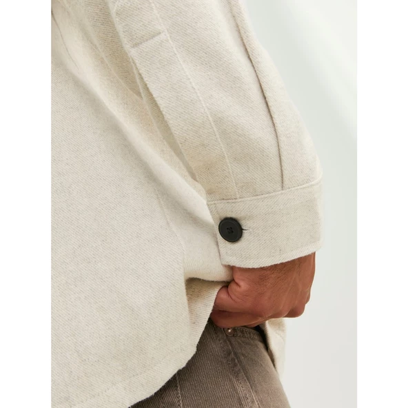 Jack&Jones Oversize Minimalist Uzun Kol Erkek Gömlek - 12