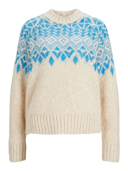 Jack&Jones JJXX Oversize Yuvarlak Yaka Kadın Kazak - Minimalist Tarz - 6