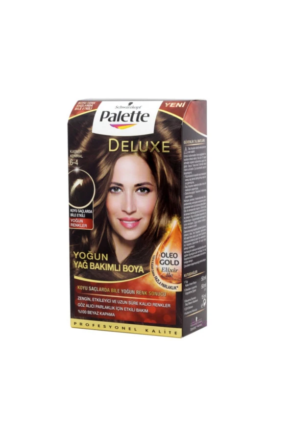 Deluxe Saç Boyası 6 4 Kaşmir Kumral