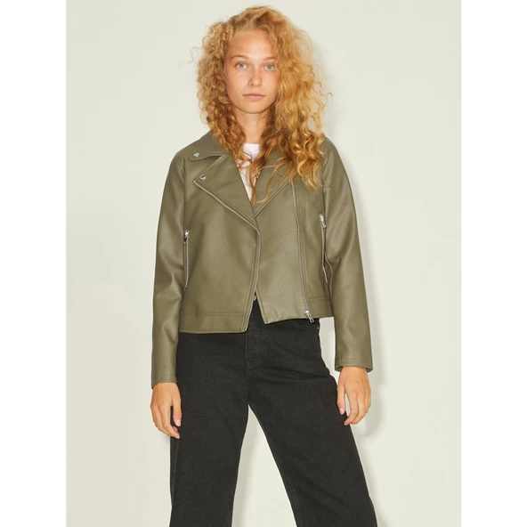 Jack&Jones JJXX Kadın Pu Deri Ceket 12206262 - 4