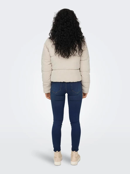 Only Minimalist Kord Crop Mont - Fermuarlı, Cepli, Günlük - 10