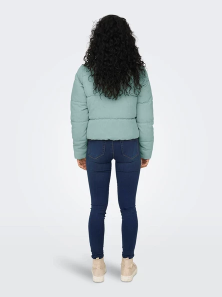 Only Minimalist Kord Crop Mont - Fermuarlı, Cepli, Günlük - 11