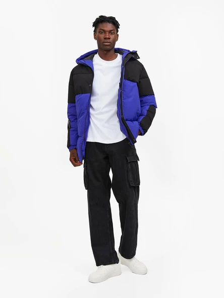 Jack&Jones Oversize Kapüşonlu Şişme Mont - Günlük Kullanım - 7