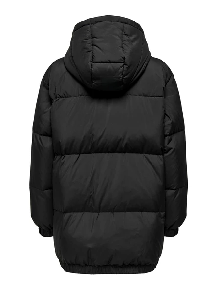 Only Oversize Kapüşonlu Midi Şişme Mont - Kışlık Günlük - 6