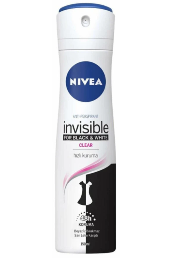 Nıvea Invisible Black And White Clear Kadın Deodorant 150 ml | - 2