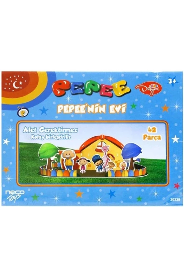 3d 42 Parça 3 Boyutlu Puzzle Pepee’nin Evi