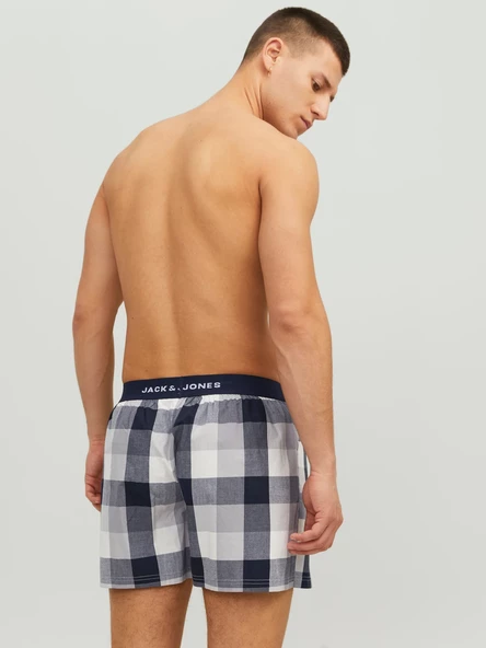 Jack&Jones Minimalist Pamuk Erkek Boxer Şort 2'li Set - Rahat ve Şık - 7