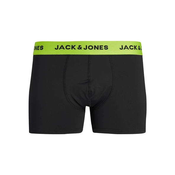Jack&Jones Erkek Boxer 3'lü Set - Minimalist Tropikal Desenli Rahat Boxer Şort - 7
