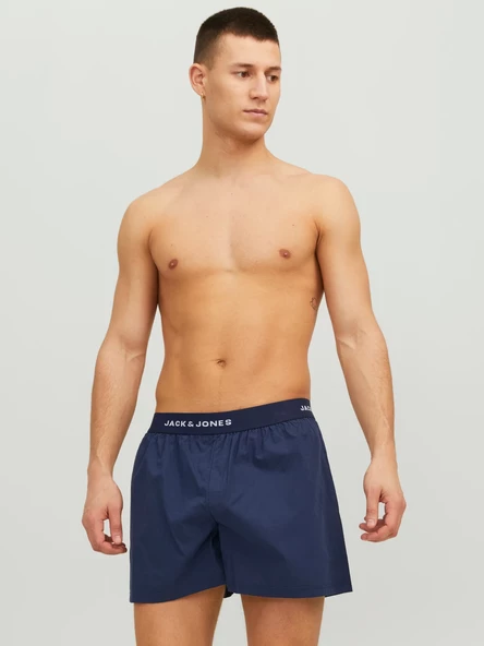 Jack&Jones Minimalist Pamuk Erkek Boxer Şort 2'li Set - Rahat ve Şık - 6