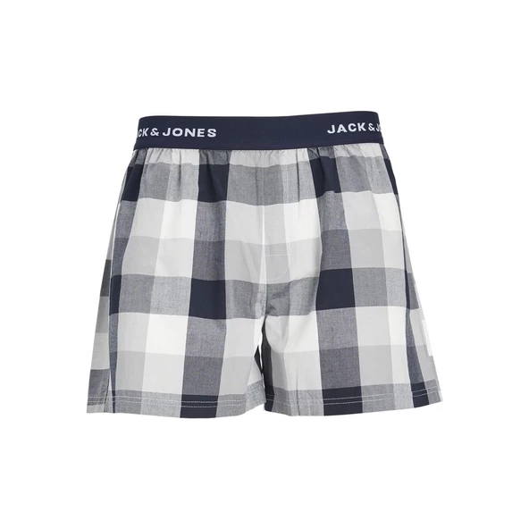 Jack&Jones Minimalist Pamuk Erkek Boxer Şort 2'li Set - Rahat ve Şık - 3