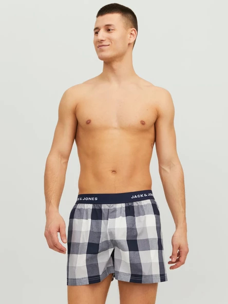 Jack&Jones Minimalist Pamuk Erkek Boxer Şort 2'li Set - Rahat ve Şık - 5