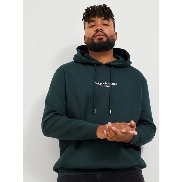 Jack&Jones Oversize Kapüşonlu Sweatshirt - Minimalist Günlük Stil - 5