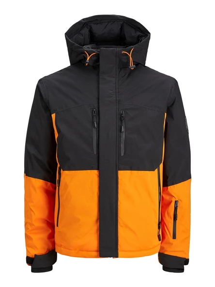 Jack&Jones Erkek Kapüşonlu Oversize Kışlık Mont - Streetwear Tarzı - 4