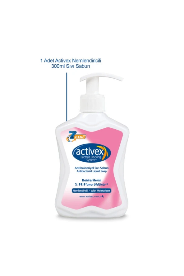 Antibakteriyel Sıvı Sabun Nemlendiricili 300 ml