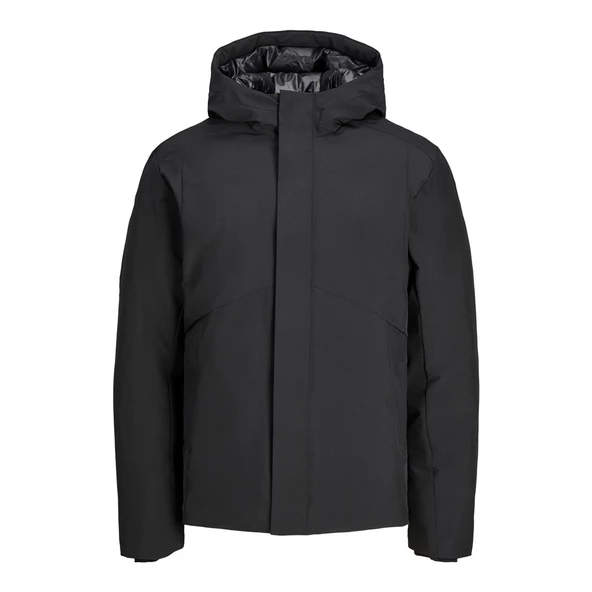 Jack&Jones Minimalist Kapüşonlu Erkek Mont - Regular Fit - Günlük Kullanım - 12