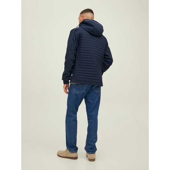 Jack&Jones Minimalist Kapüşonlu Erkek Mont - Günlük Stil - 9
