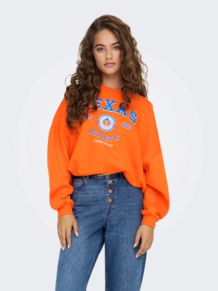 Only Oversize Crop Sweatshirt - Rahat ve Şık Günlük Stil - 4