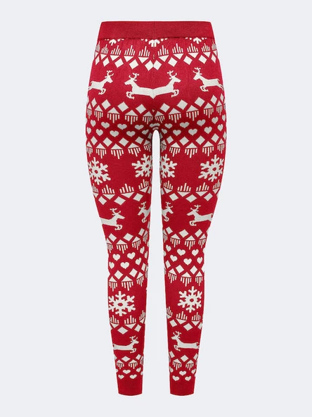 Only Kadın Kışlık Desenli Tayt - Yumuşak & Rahat - 6