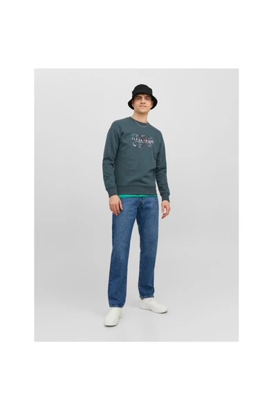 Jack&Jones Oversize Erkek Sweatshirt - Rahat & Şık Günlük Kullanım - 3