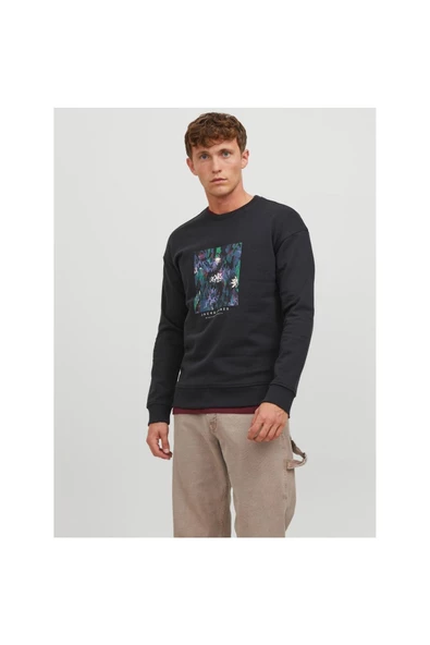Jack&Jones Oversize Erkek Sweatshirt - Rahat & Şık Günlük Kullanım - 10