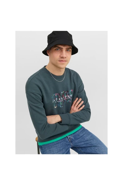 Jack&Jones Oversize Erkek Sweatshirt - Rahat & Şık Günlük Kullanım - 4