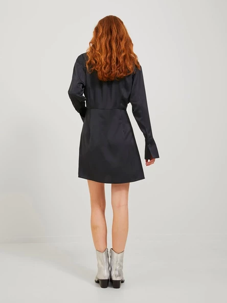 Jack&Jones JJXX Minimalist Saten Mini Elbise - Günlük & Parti - Resim 4