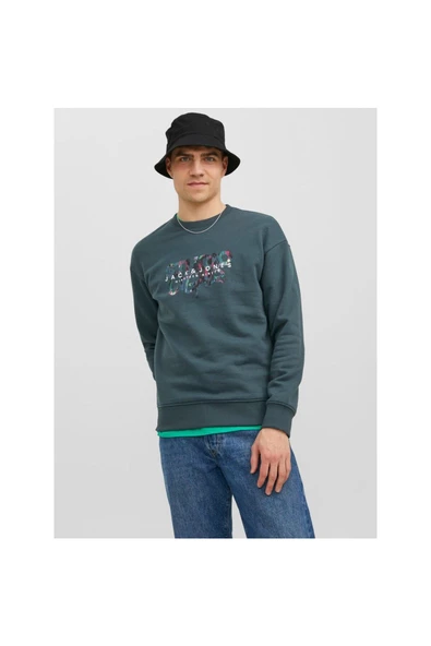 Jack&Jones Oversize Erkek Sweatshirt - Rahat & Şık Günlük Kullanım - 2