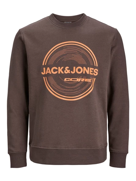 Jack&Jones Erkek Oversize Sweatshirt - Minimalist Tasarım - Günlük Kullanım - 3