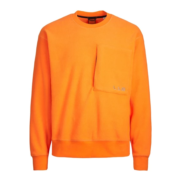 Jack&Jones Erkek Oversize Sweatshirt - Minimalist Stil - Günlük Kullanım - 7