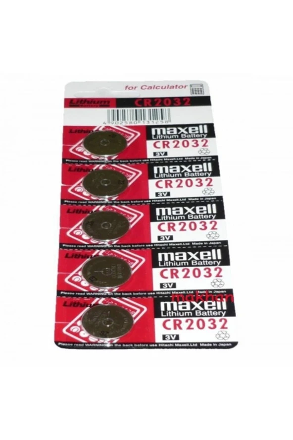 Maxell 2032 Para Pil 5 Li