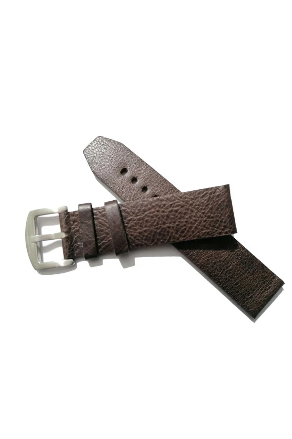 Her Türlü Saate< 2 > Uygun 22 Milim Hakiki Deri Saat Kordonu ürün görseli 1