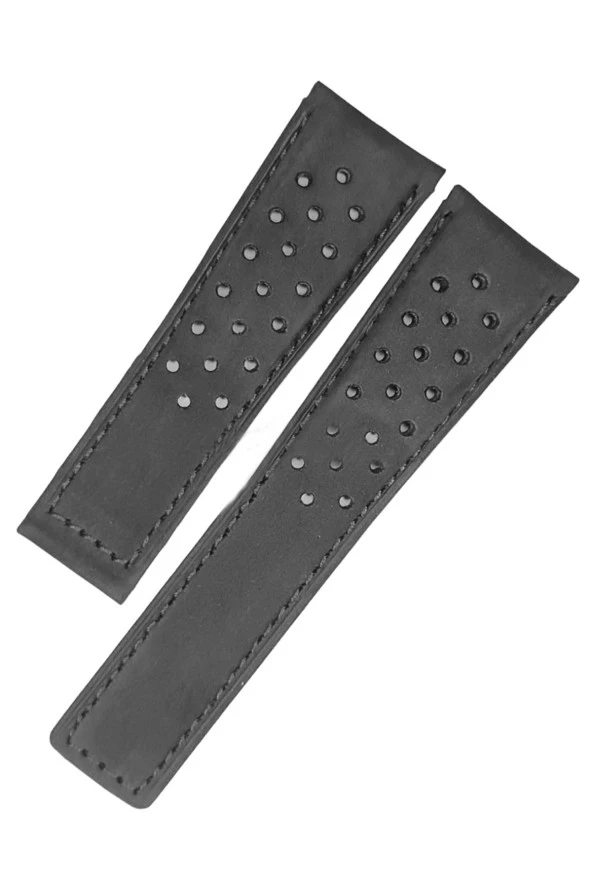 Tag Heuer Modeli 22 x20 gri Deri Saat Kordonu ürün görseli 1