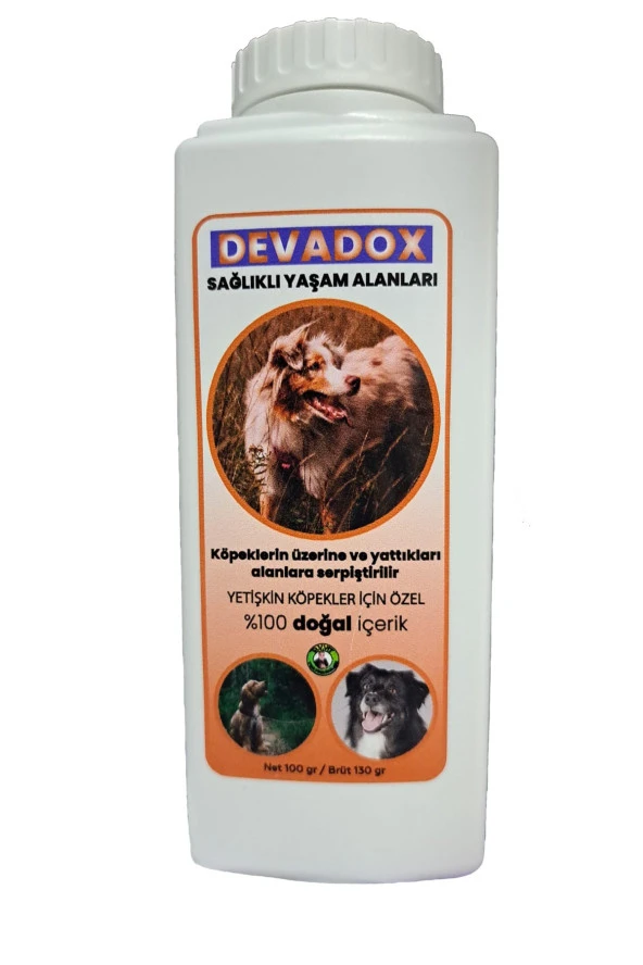 Devadox Köpekler Için Doğal Bit Pire Tozu 100 gr