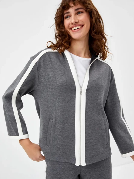 Faik Sönmez Oversize Kapüşonlu Kadın Pijama Takımı - Rahat ve Şık - 3