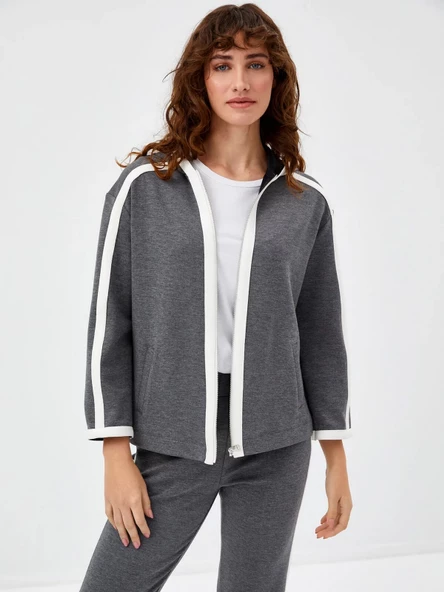 Faik Sönmez Oversize Kapüşonlu Kadın Pijama Takımı - Rahat ve Şık