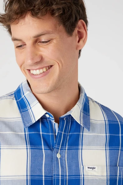 Wrangler Oversize Kareli Uzun Kol Erkek Gömleği - Günlük & Şık - 2