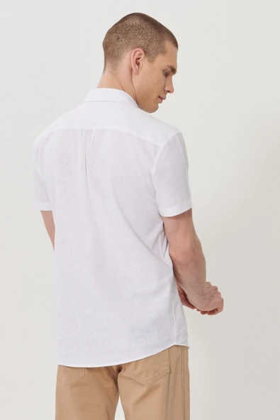 Wrangler Oversize Kısa Kol Erkek Gömlek - Minimalist Stil - 10