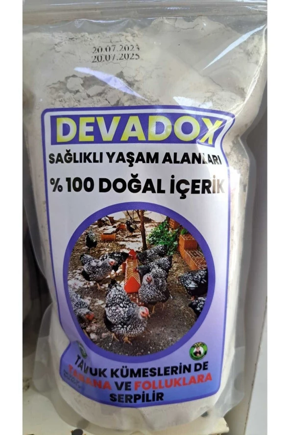 Tavuklar Için Doğal Bit Pire, Kene, Tahta Kurusu Tozu 1 Kg