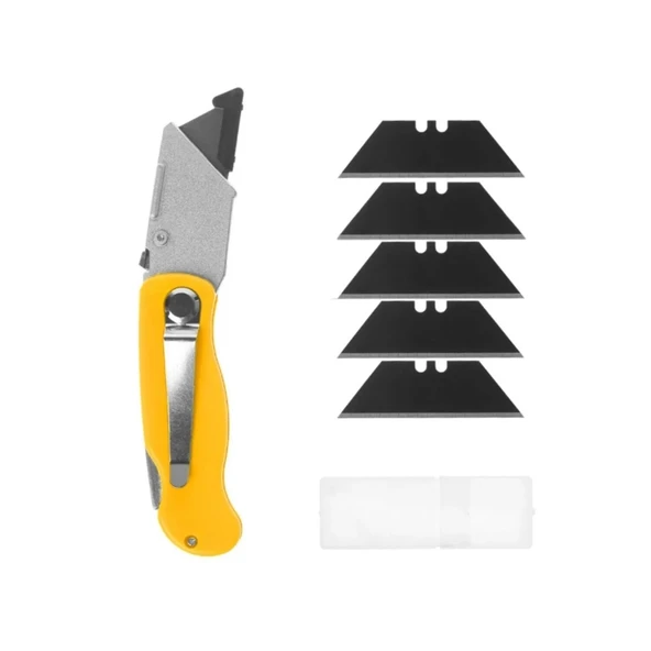 Çakı Tipi Halı Falçatası Katlanır Maket Bıçağı - Resim 2