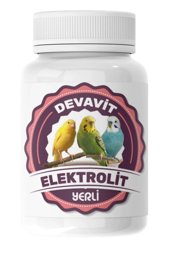 Elektrolit (Kuşların uçum süresi arttırır, sıvı dengesini düzenler) 40 GR