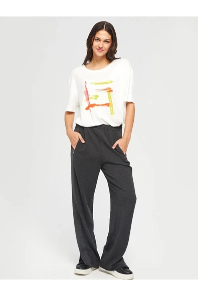 Faik Sönmez Oversize Kadın Eşofman Altı - Minimalist Günlük Spor - 2