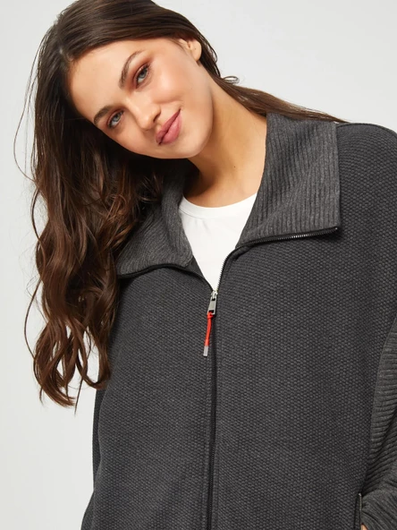 Faik Sönmez Oversize Fermuarlı Kadın Pijama Takımı - Rahat ve Şık - 3