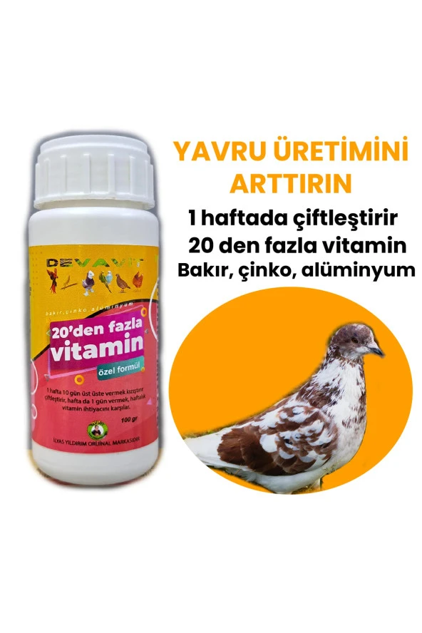 Vitamin, Kuş Kızıştırıcı Vitamin 250 gr