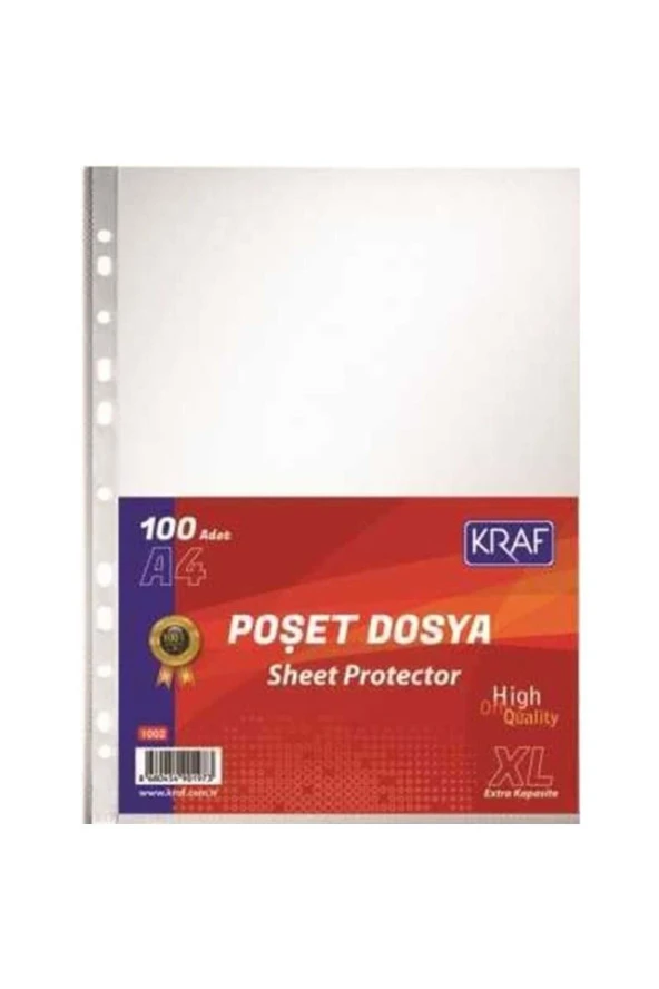 Poşet Dosya A4 100 Adetlik Paket