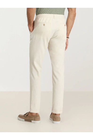 Kip Erkek Regular Fit Keten Pantolon - Minimalist Stil - PANT-2482 - 4