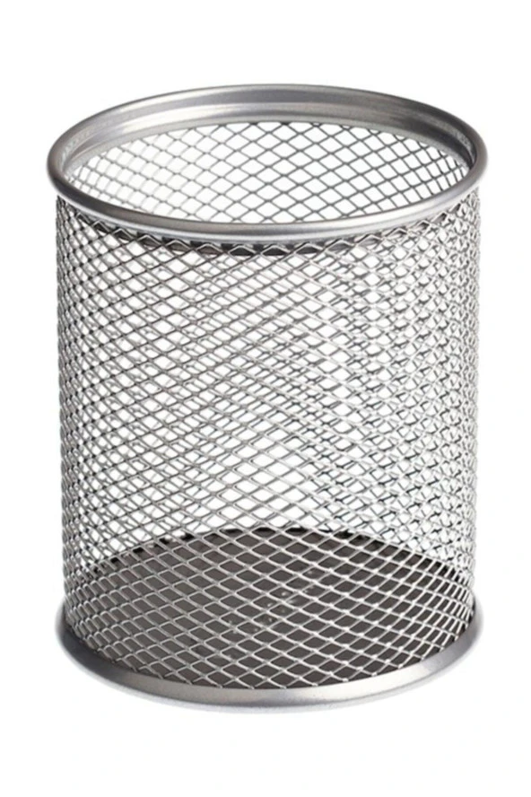 Metal Perfore Kalemlik Silver Fx